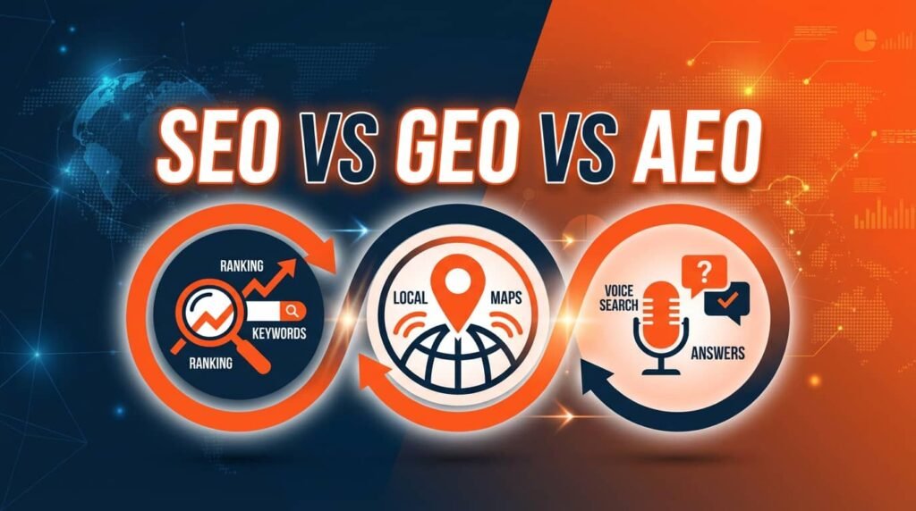 Seo Vs Geo Vs Aeo